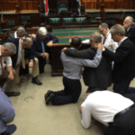 Photo of prayer in parliament